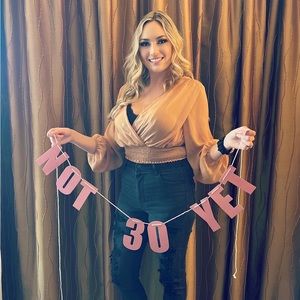 Not 30 yet birthday banner